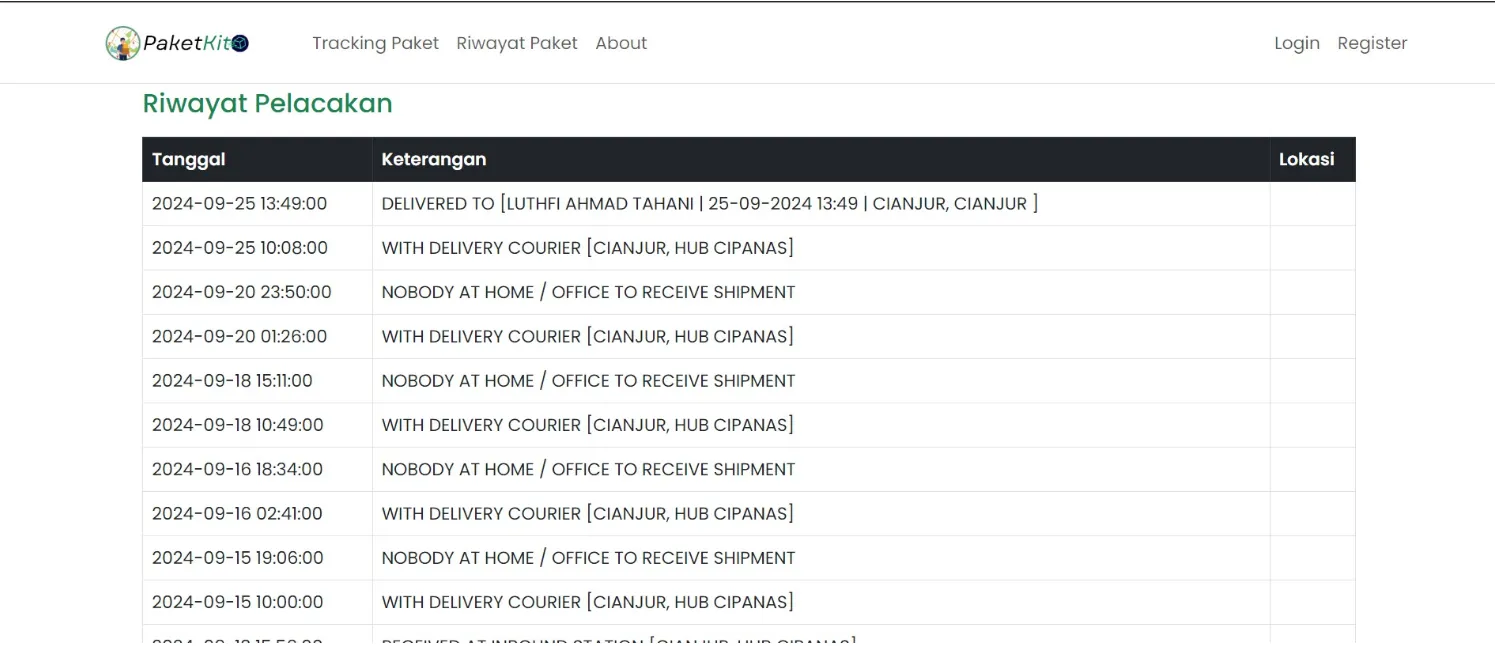 Checkpoint History