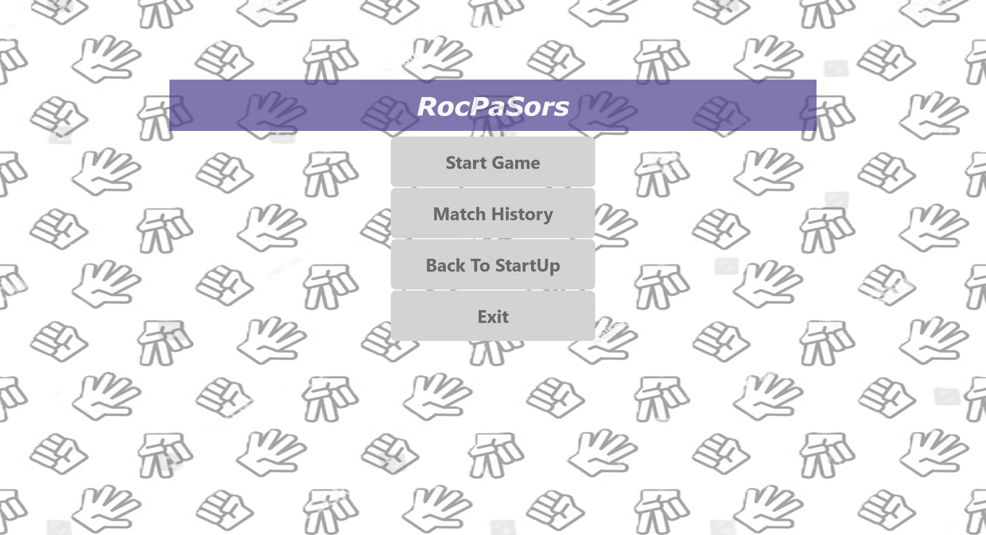 Main Menu