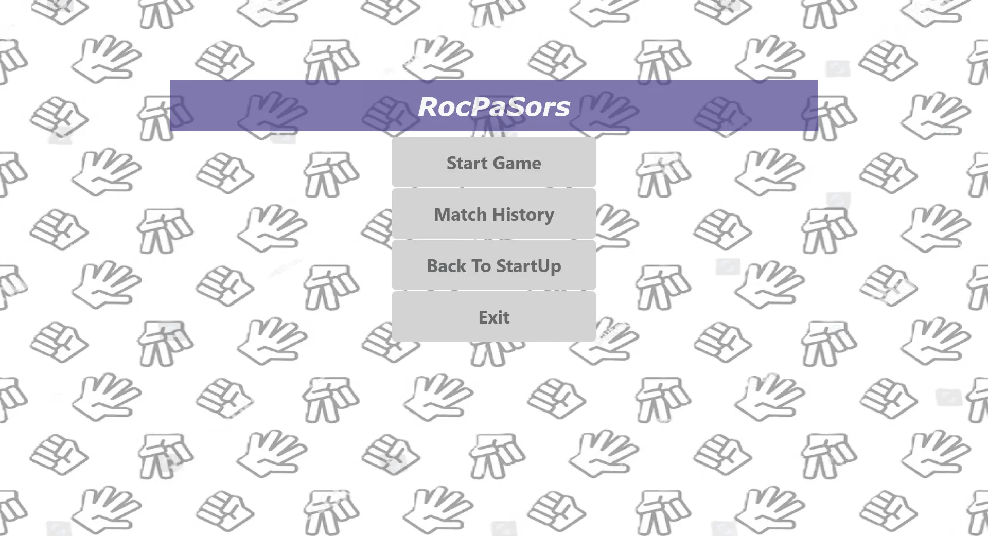 Main Menu