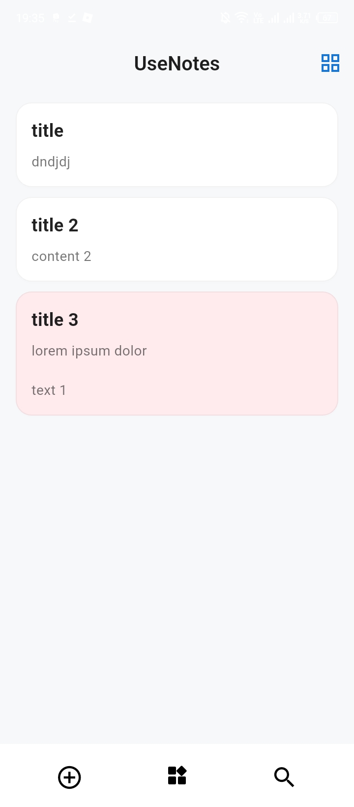 List View