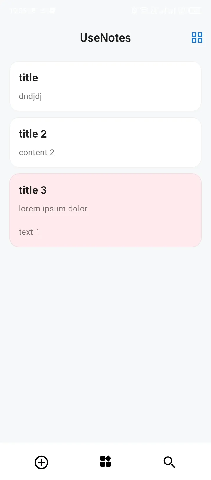 List View
