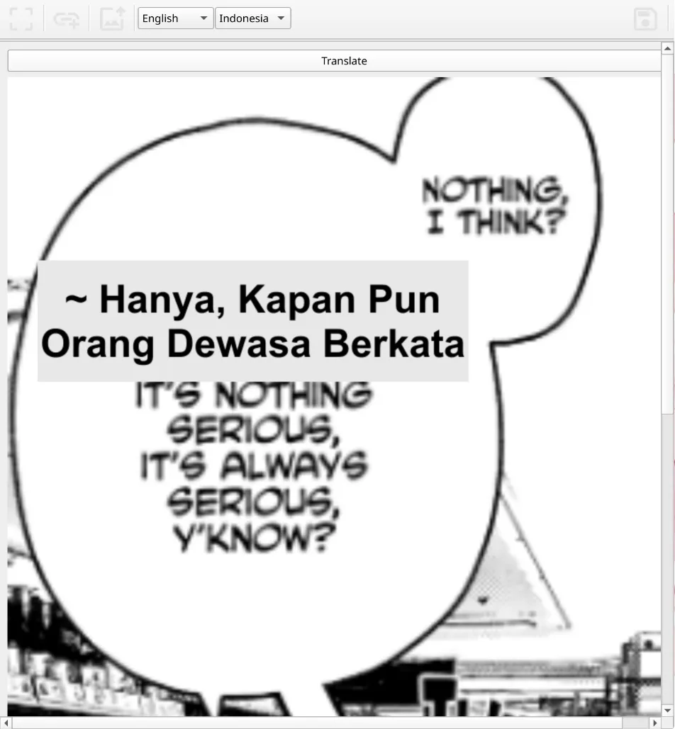 Comic Translation