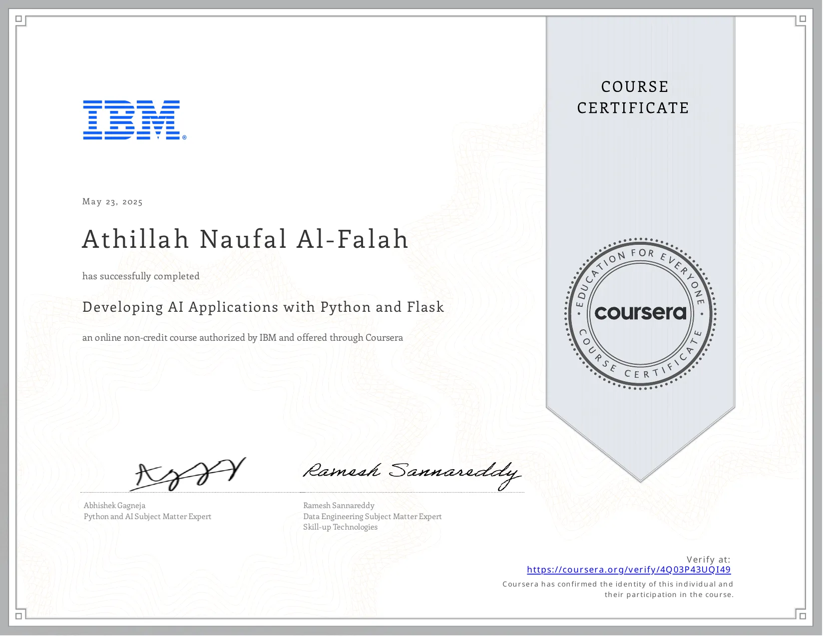 Developing AI Applications with Python and Flask