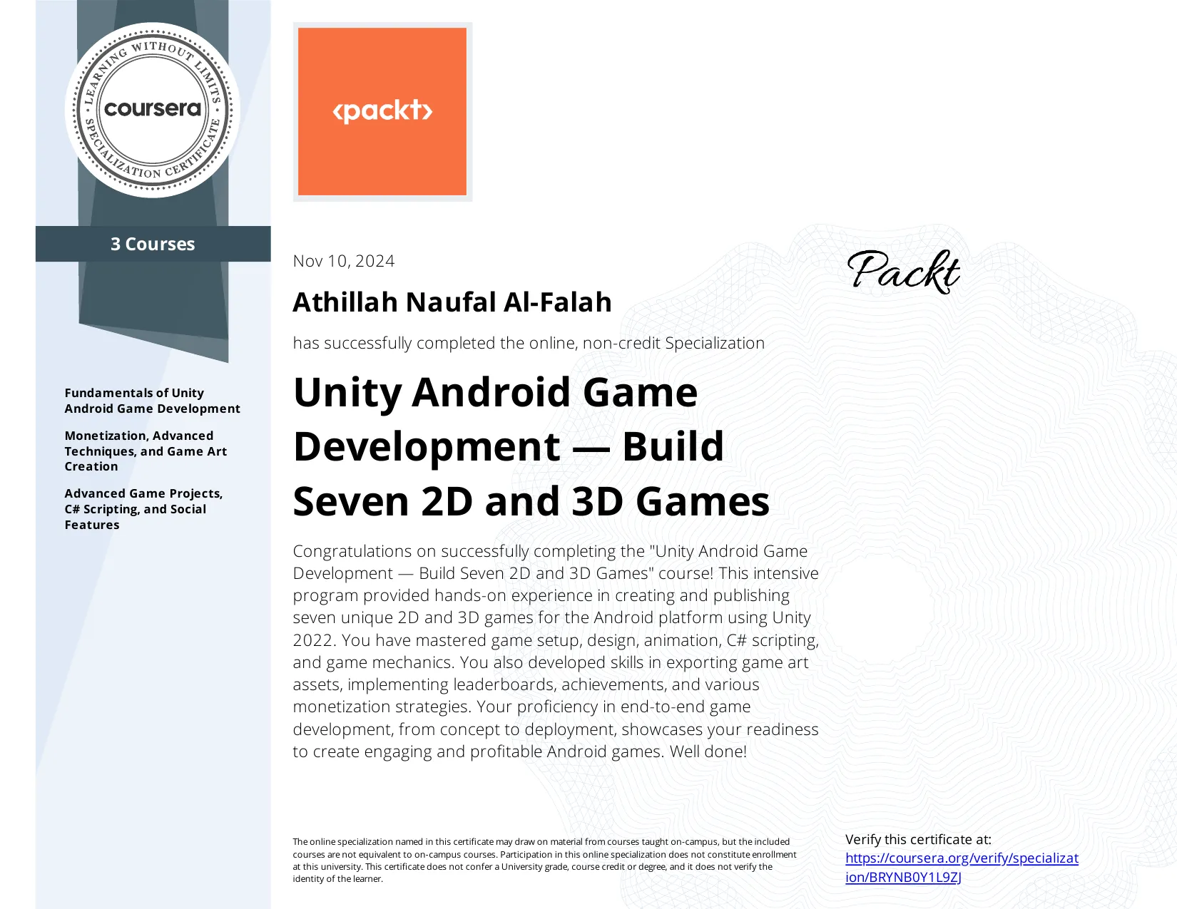 Unity Android Game Development — Build Seven 2D and 3D Games